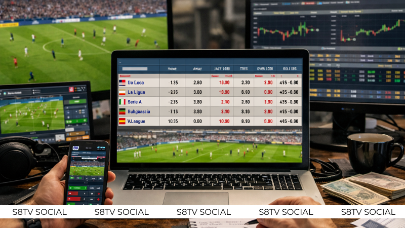 Bảng tỷ lệ kèo S8TV