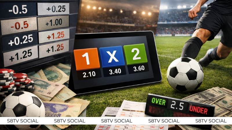 Các Loại Kèo Tại S8TV