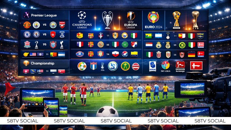 Lịch Thi Đấu Tất Cả Các Giải Đấu Trên S8TV