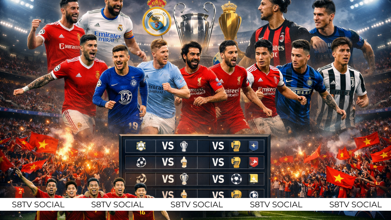 Lịch Thi Đấu Theo Đội Bóng Yêu Thích