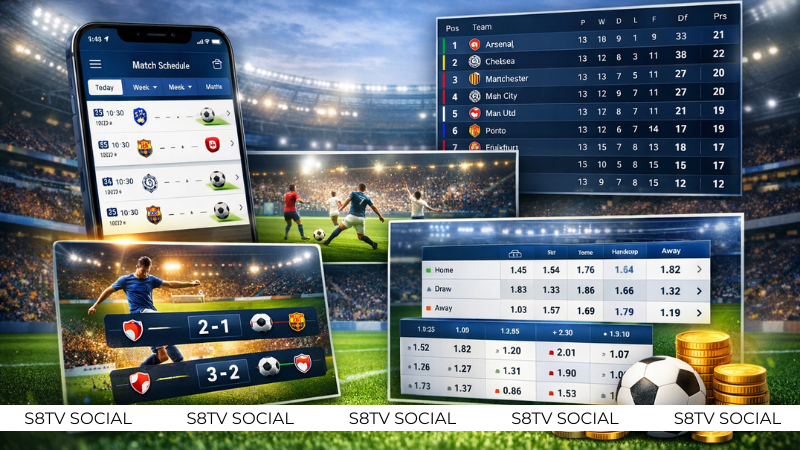 xem trực tiếp bóng đá S8TV